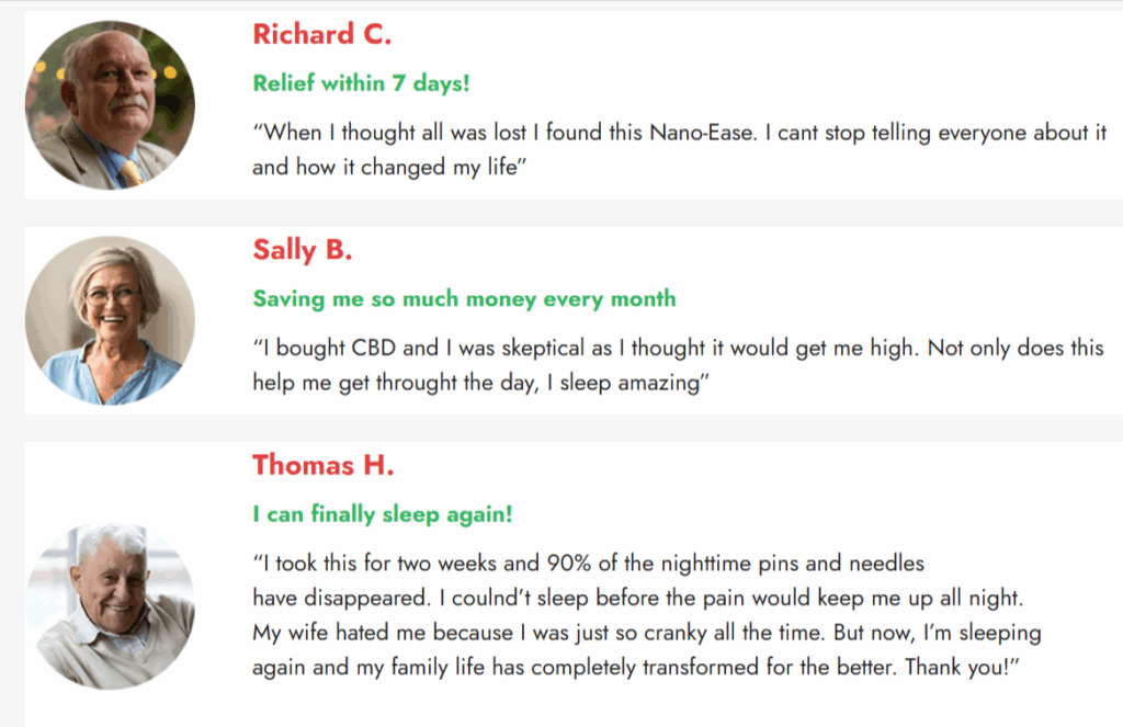 Nano Ease Customer Reviews